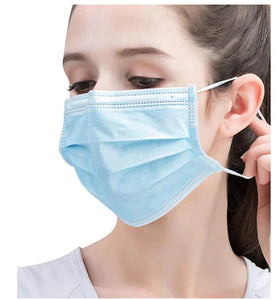 3 ply Disposable face masks - FDA registered - pack of 50 | Great Quality n Fit.